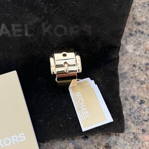 Michael Kors wide buckle ring - Authentic